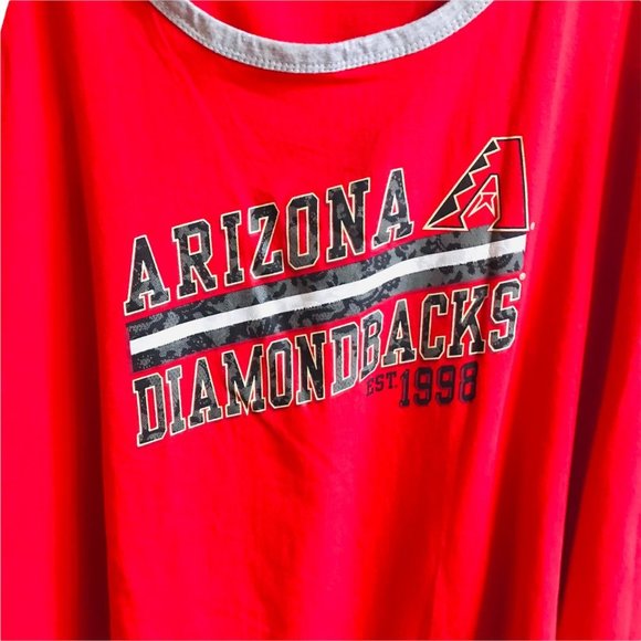 Arizona Diamondback MLB Baseball Women Tank Top Plus Sz NWT Genuine Merchandise - Picture 2 of 3